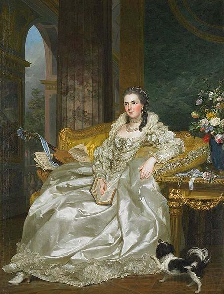 Alexander Roslin The Comtesse d'Egmont Pignatelli in Spanish Costume Norge oil painting art